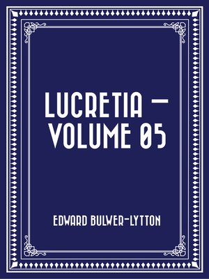 cover image of Lucretia — Volume 05